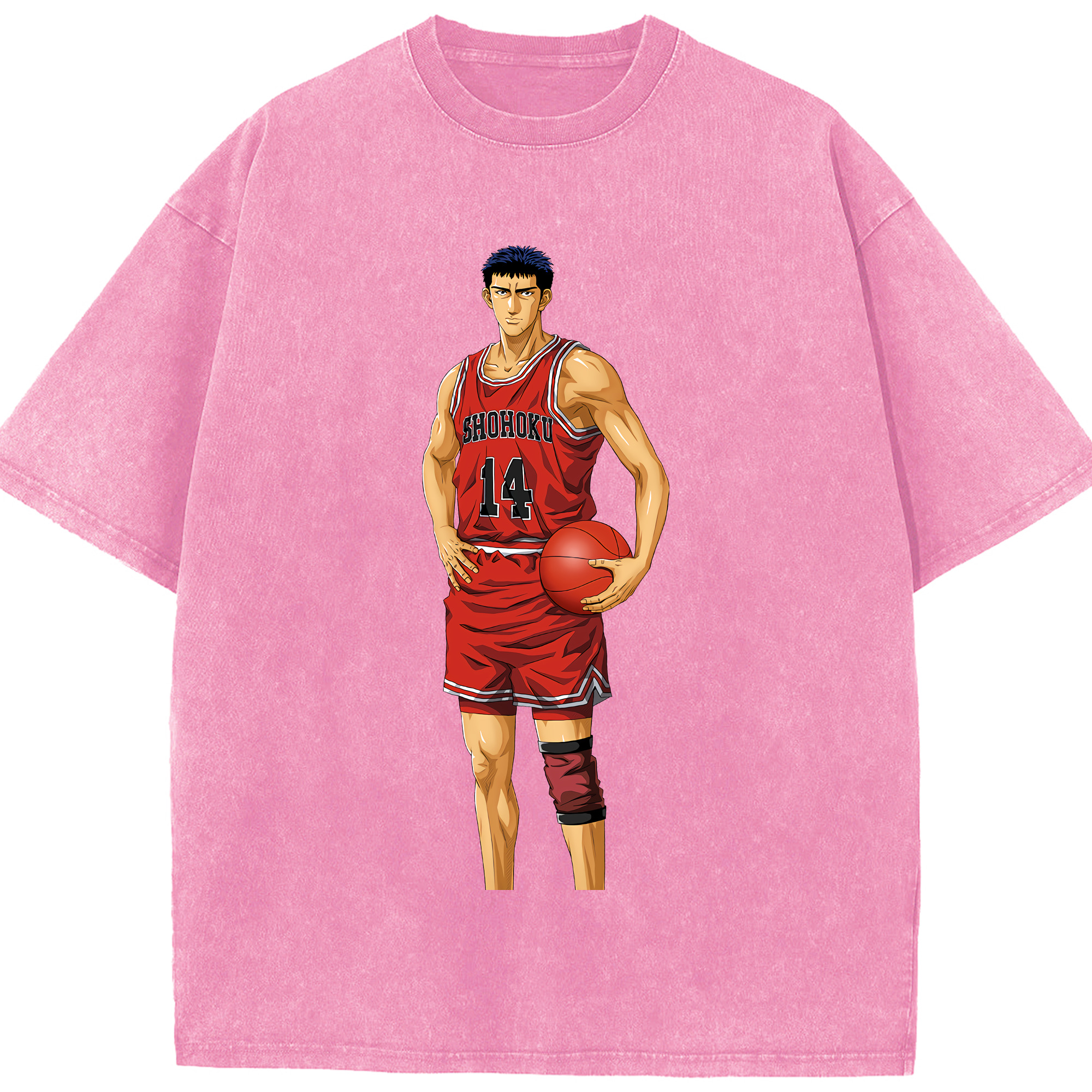 （画像用） SLAM DUNK／スラムダンク 綿100% ヴィンテージ風 半袖Tシャツ（フロントプリント）
